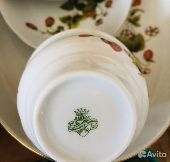 Столовый сервиз ГДР фарфор Ильменау на 6 персон