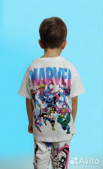 Футболка и штаны Zara Marvel 92,98,104,110,116