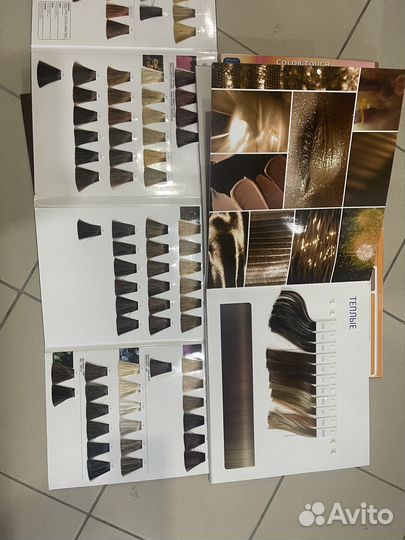 Политры красок для окрашивания волос