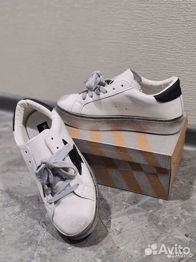 Кеды женские натуральная кожа