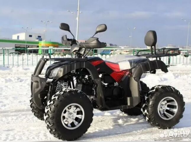 Квадроцикл Yacota Sela 200 Pro с белой полосой