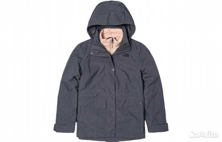 THE north face Windbreaker Jackets Women's Gray (S)(78)