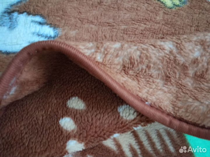 Плед детский плюшевый