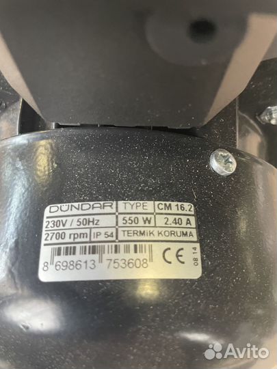 Dundar CM 16.2 (левая) радиальный вентилятор