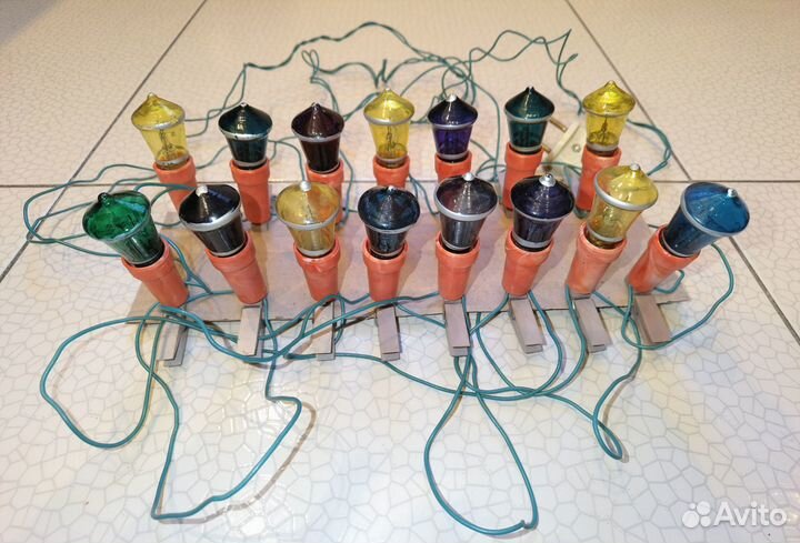 Электрогирлянда Новогодняя Московский фонарик СССР