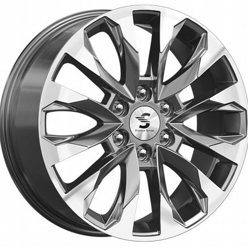 Premium Series кр007 : 8x20 6*139,7 Et:60 Dia:95,1 Diamond Gloss Graphite