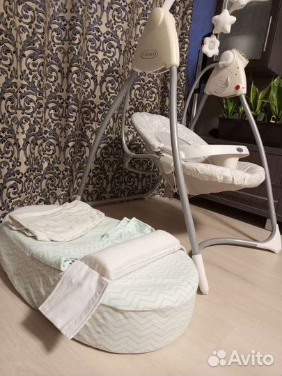 Детские качели и кокон