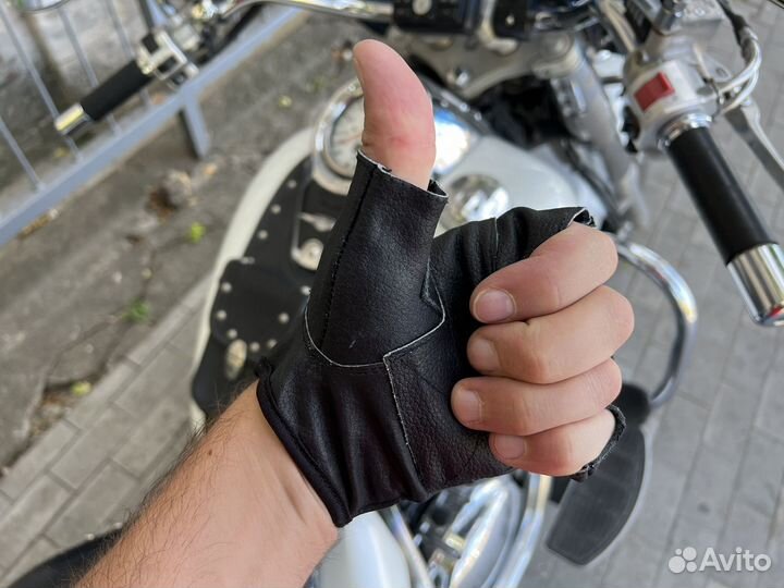 Перчатки, мото-вело, кожа
