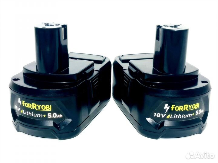 2 Аккумулятора Ryobi one+ 5Ah