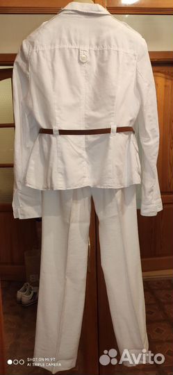 Костюм женский лен 44