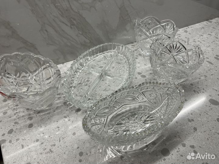 Хрустальные салатницы