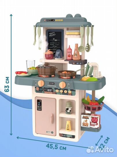 Кухня детская с водой и паром новая
