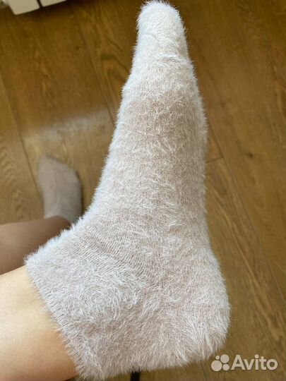 Носки из шерсти норки короткие