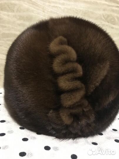 Шапка норковая женская