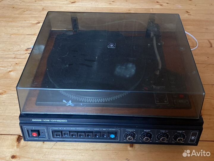 Виниловый проигрыватель вега-108