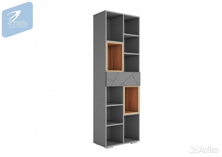 Гранж Стеллаж сж-001 Белый Шагрень