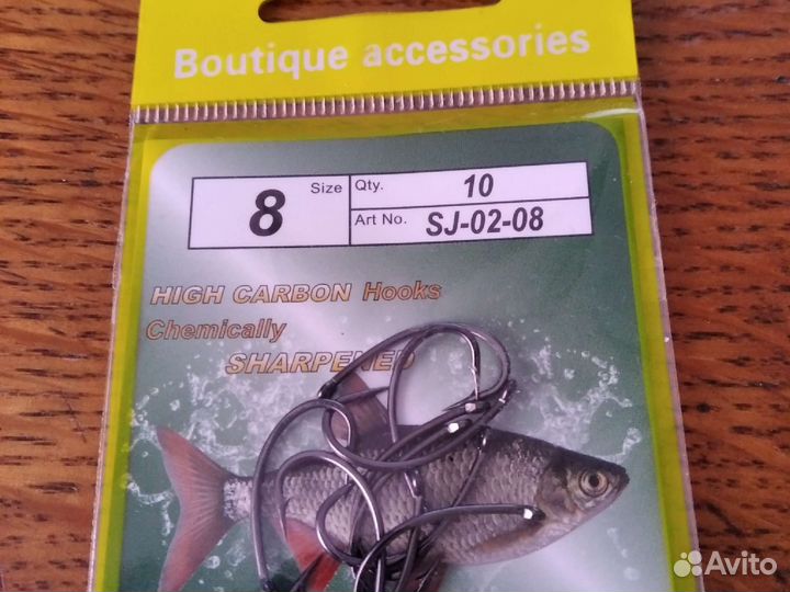Крючки карповые 10 шт