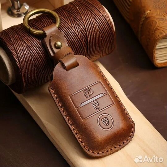 Кожаный чехол для ключа KIA