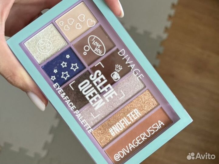Палетка Divage (тени, румяна, хайлайтер)