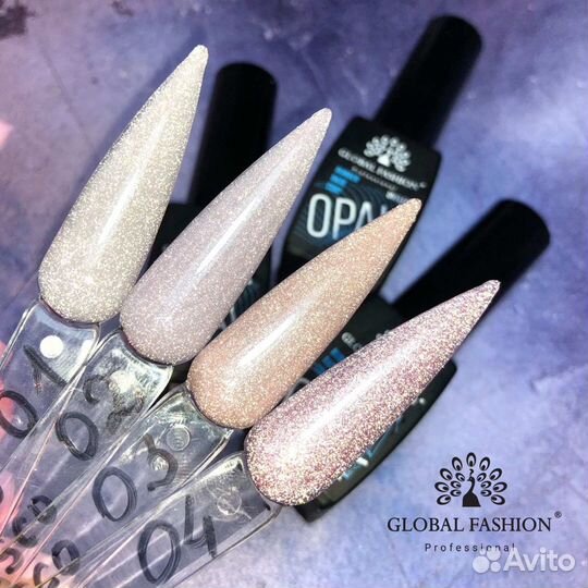 Каучуковая база Disco Opal светоотражающая Global