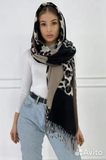 Палантин/шарф теплый,кашемир. Размер 180*70. Новый