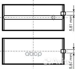 Вкладыши коренные RVI STD 06/94 - 77846600 KO