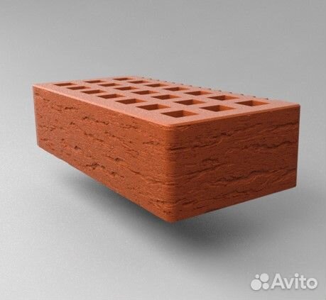 Кирпич облицовочный Красный Ольха-2
