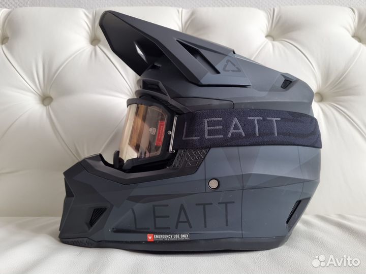Шлем кросс-эндуро Leatt 7.5 2023 очки Leatt 4.5