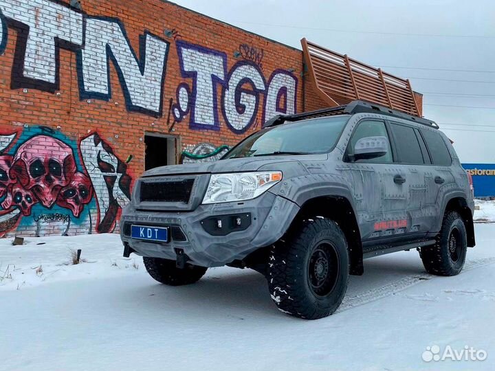 Силовой композитный бампер - Toyota Land Cruiser 2