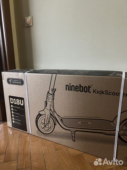 Электросамокат ninebot kickscooter d18u