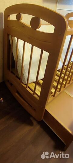 Детская кровать от 3 лет с матрасом бу