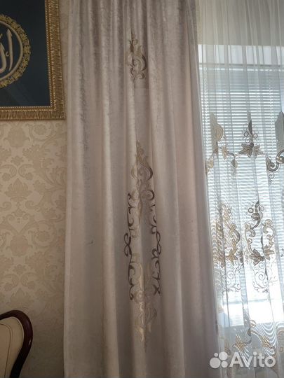 Шторы и тюль бу