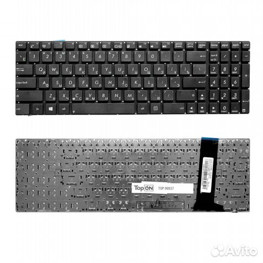 Клавиатура для ноутбука Asus N56 N56V N76 N76V чер