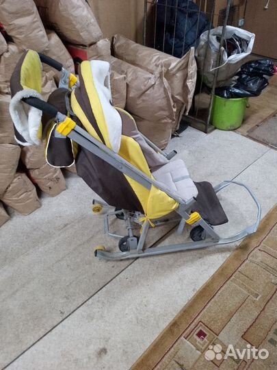 Коляска санки