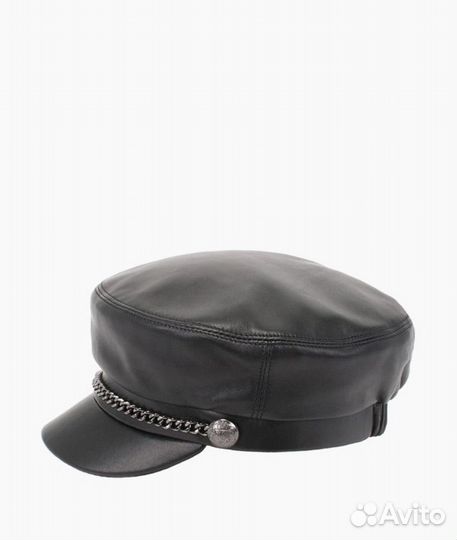 Кепка кожаная