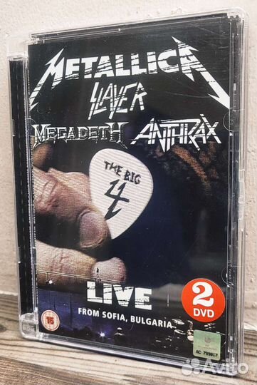 Metallica, slayer.The BIG 4 live from sofia 2DVD