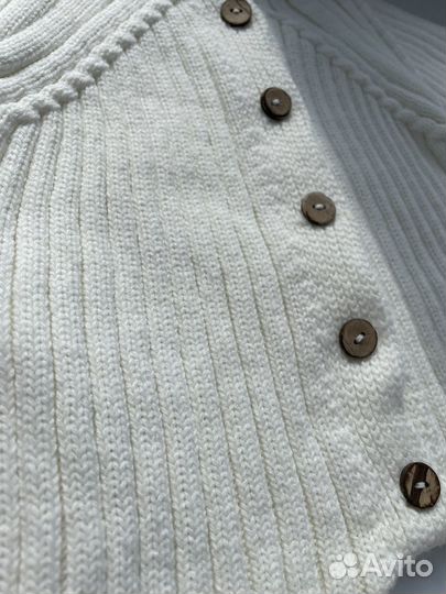 Комбинезон вязаный для новорожденных