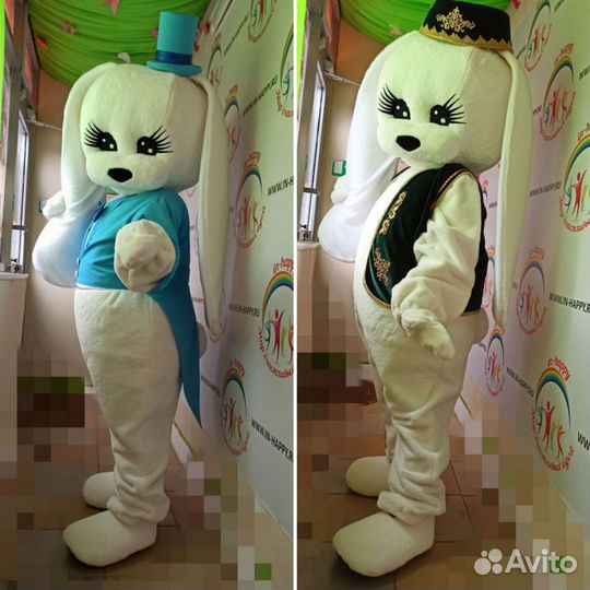 Ростовая кукла Зайка белый