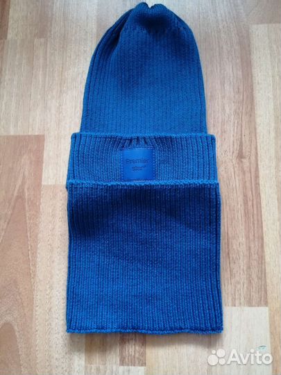 Комплект шапка и снуд на весну