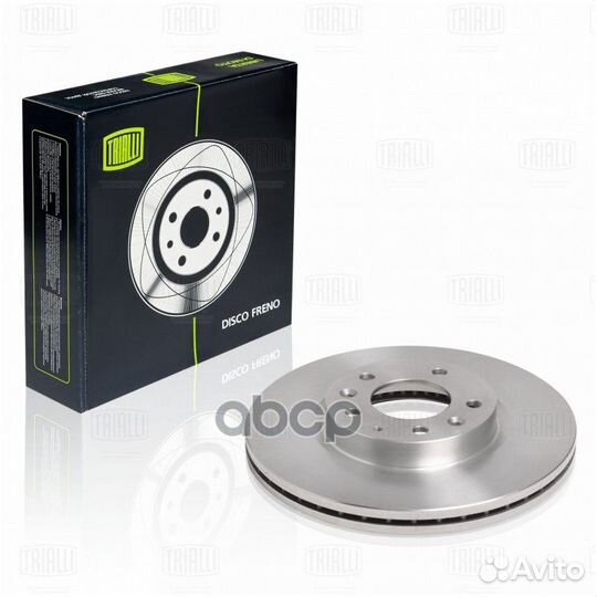 Диск тормозной перед DF250107 Trialli