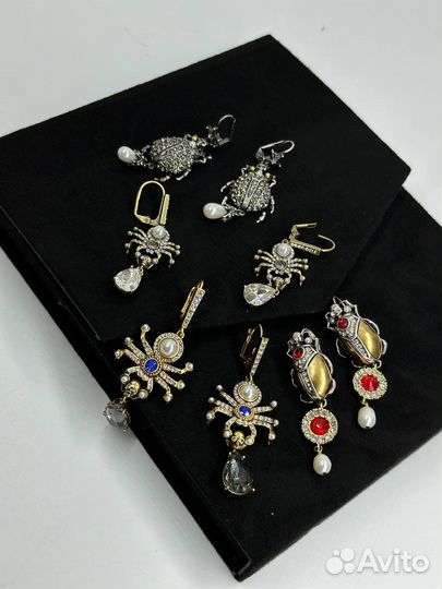 Alexander mcqueen серьги