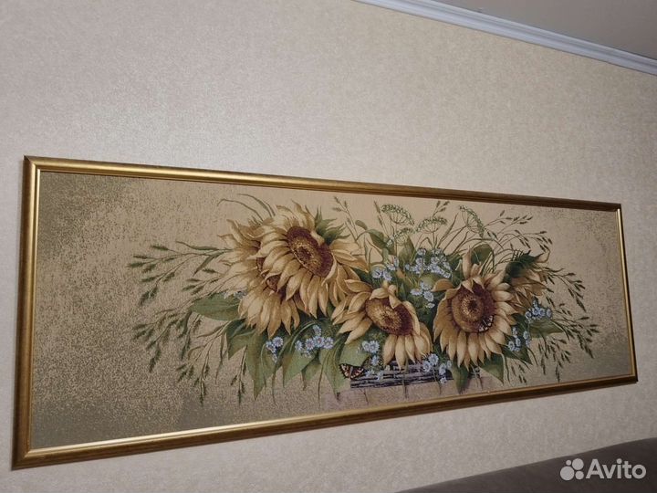 Картина в раме гобелен