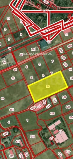 Участок 6,55 га (промназначения)
