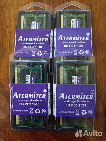 Оперативная память DDR3 Для Ноутбука 4, 2, 8 гб