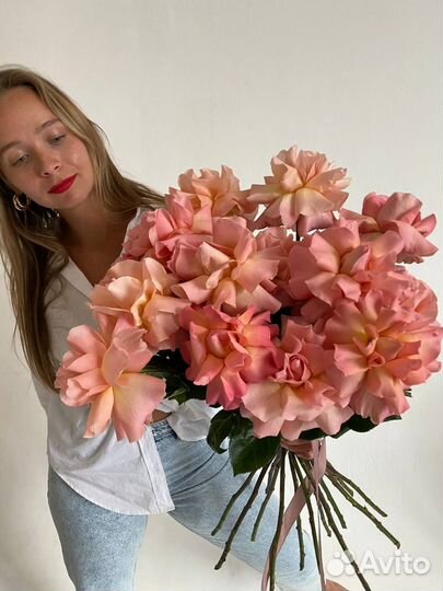 Французские розы, доставка цветов