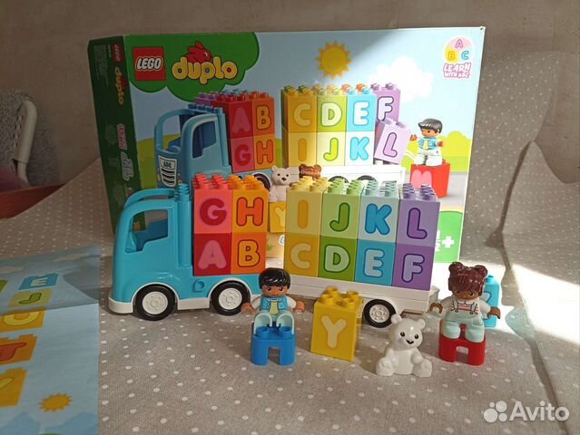 Lego duplo 10915 грузовик алфавит