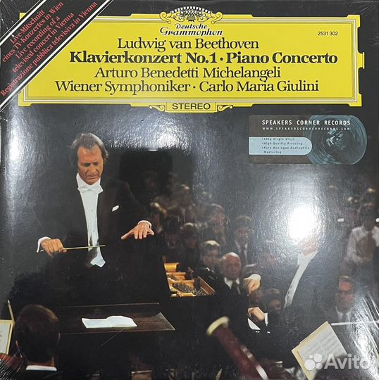 Виниловая пластинка LV Beethoven Klavierk.1 HQ-180