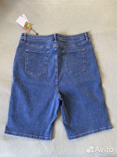 Джинсовые шорты 56 размер новые