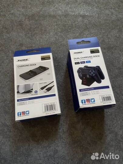 Док станция для джойстиков PS4 / PS5