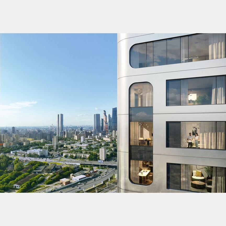 1-к. квартира, 54,8 м², 18/60 эт.